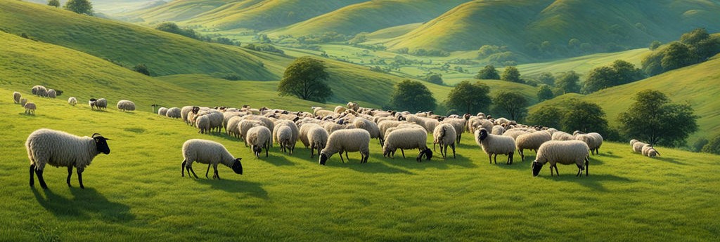 sheep-grazing-serenely-alongside-goats-in-a-lush-pasture-rolling-hills-in-the-background-a-clear-b